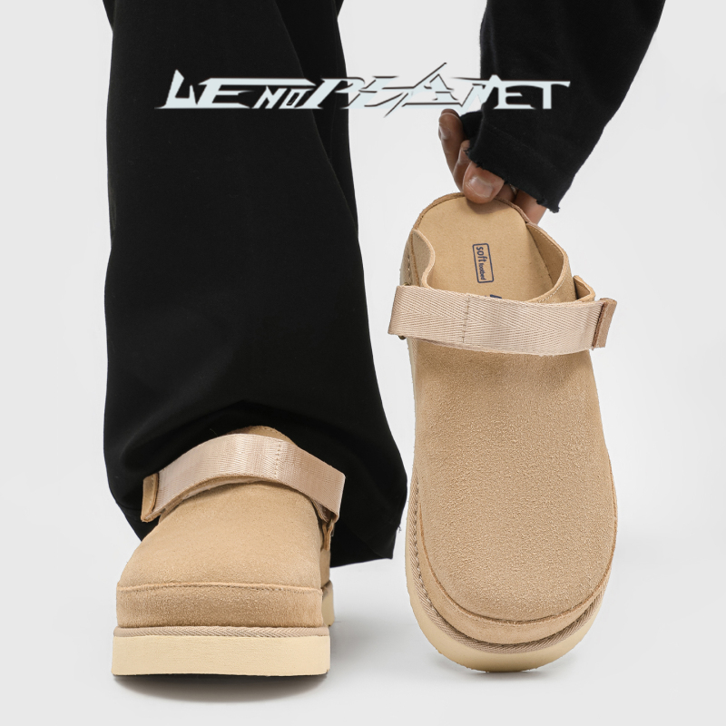 Birkenstock Shoes for Men and Women, Thick-Soled, Height-Increasing, Retro Casual Half-Slip Slippers, Fashionable Genuine Leather Slip-On Slip-Ons Birkenstock Shoes for Men and Women, Thick-Soled, Height-Increasing, Retro Casual Half-Slip Slippers, Fashionable Genuine Leather Slip-On Slip-Ons