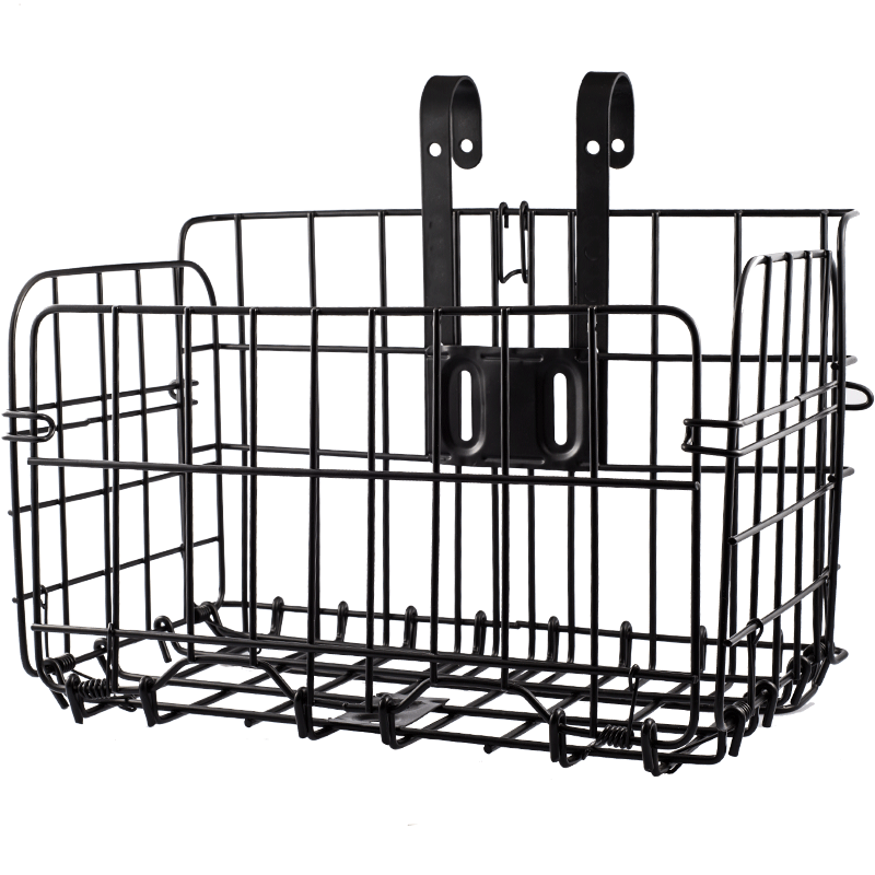 [USD 8.35] Bicycle Basket Bicycle Folding Front Hanging Basket Plus