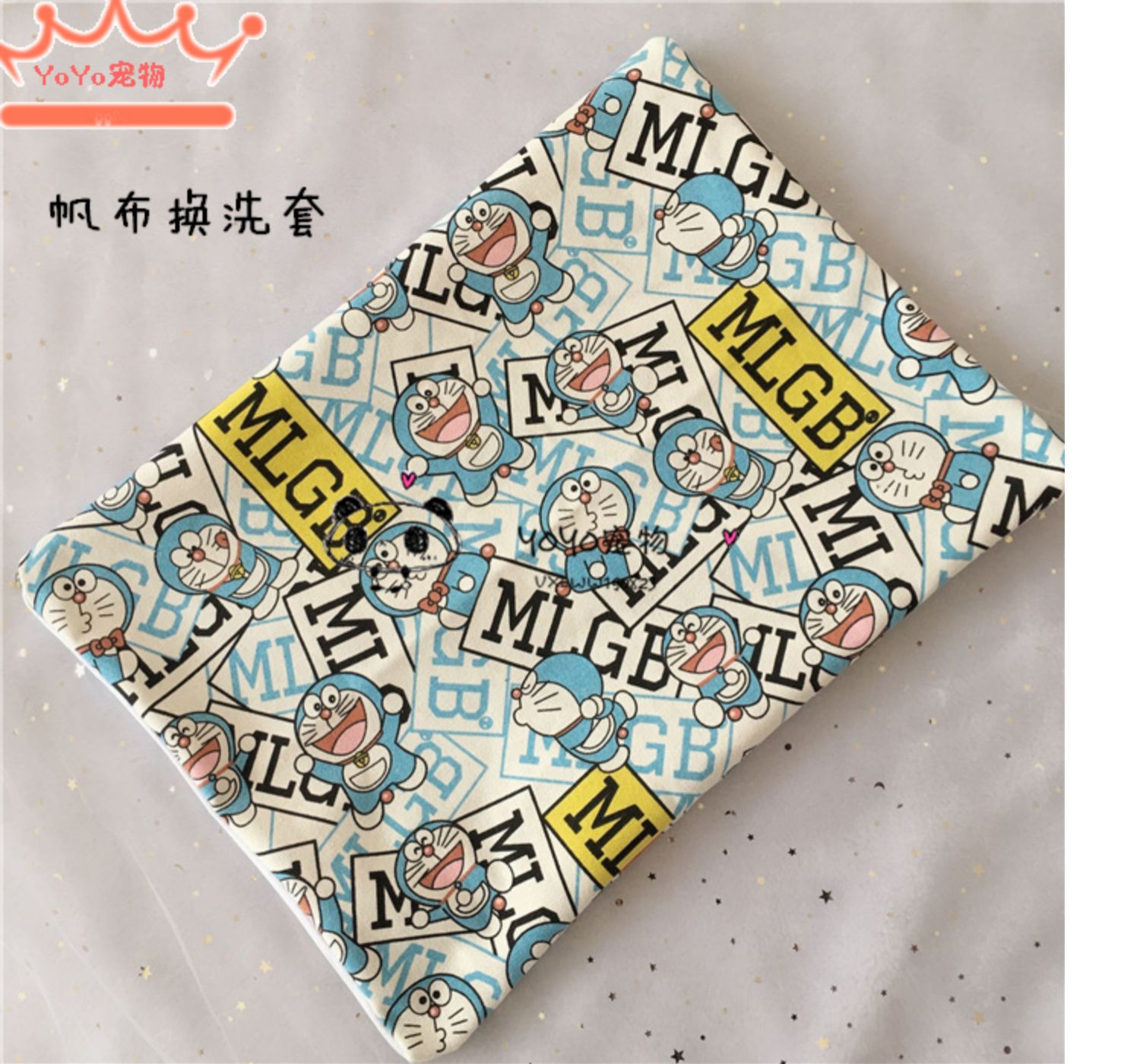 Handmade pet mat thay đổi bộ bông vải cotton với dây kéo mat đặt chó mèo mat có thể giặt set - Cat / Dog hàng ngày Neccessities 	mua bát ăn cho chó	