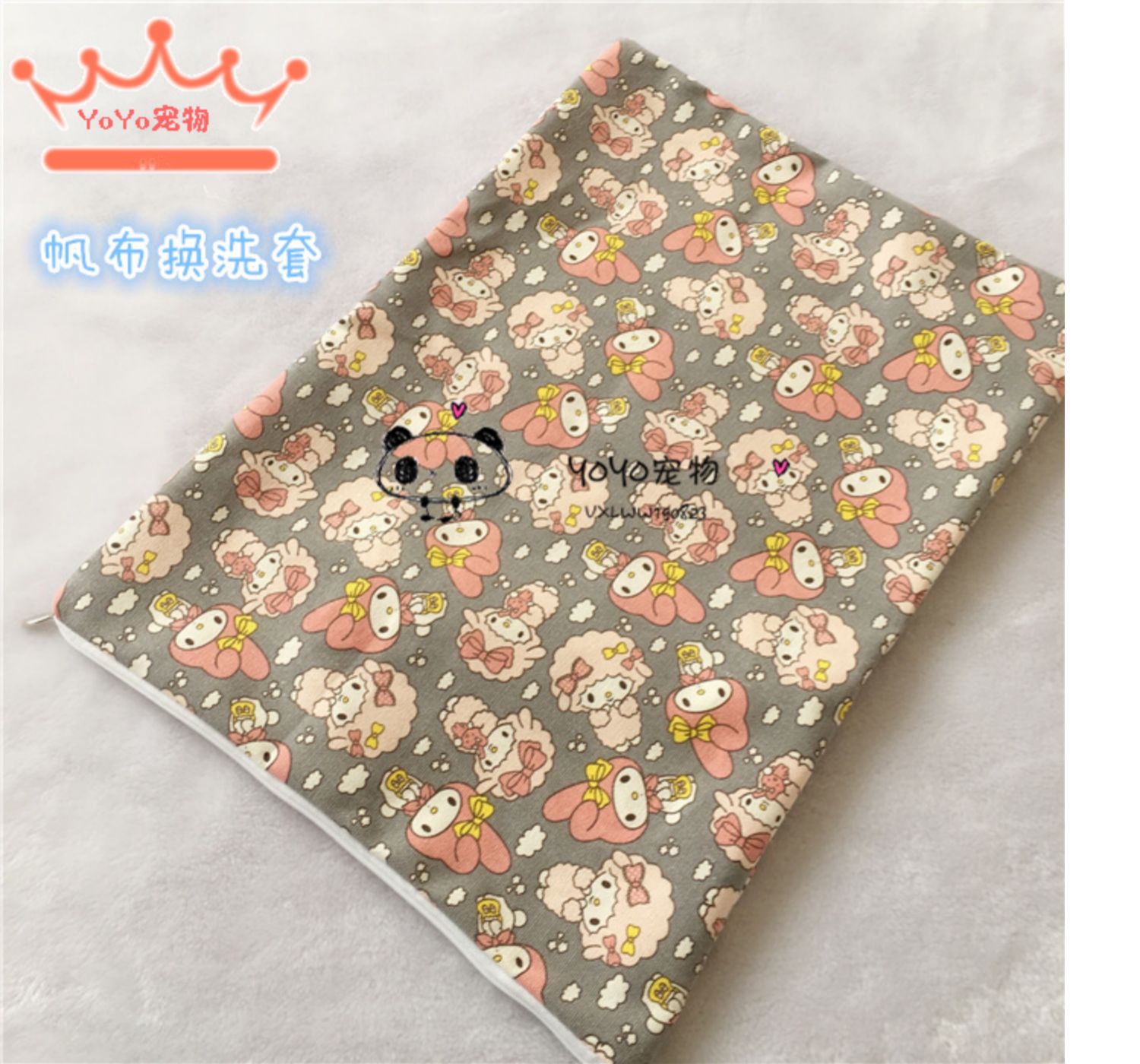 Handmade pet mat thay đổi bộ bông vải cotton với dây kéo mat đặt chó mèo mat có thể giặt set - Cat / Dog hàng ngày Neccessities 	mua bát ăn cho chó	