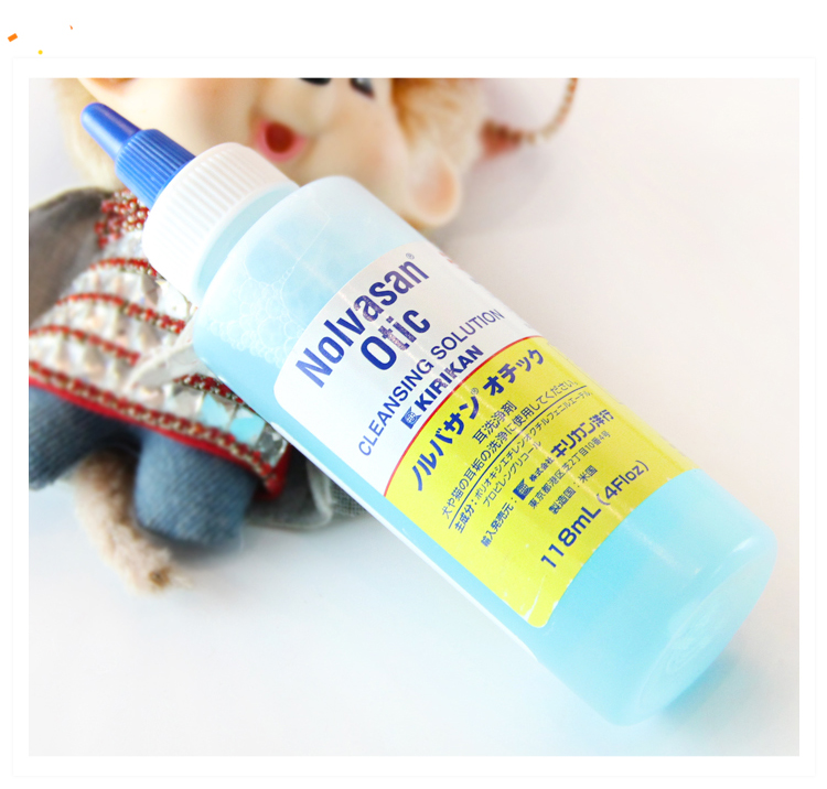 Nick home Nhật Bản nolvasan ít rửa tai khó chịu 118ml thú cưng mèo chó điếc viêm tai rửa - Cat / Dog Beauty & Cleaning Supplies Con lăn tĩnh điện ChomChom Roller.