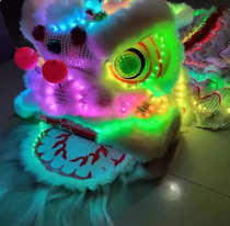 High-end version LED programming Remote luminous Lion clothes Bar acting out of uniform Atmosphere Out Wine Solo Lion Customize