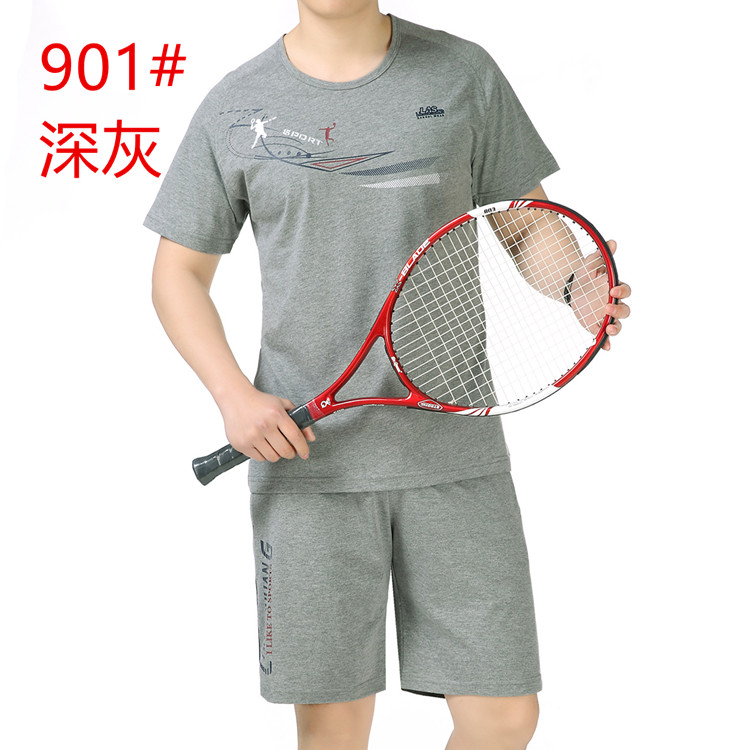 Bố mùa hè phù hợp với 50-60 tuổi người đàn ông trung niên của ngắn tay t 桖 hai mảnh ông già thể thao giản dị phần mỏng t 桖 bộ adidas nữ mùa đông