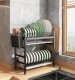 Kitchen bowl rack drain rack cabinet storage rack household countertop multi-function bowl plate bowl plate chopsticks storage rack box
