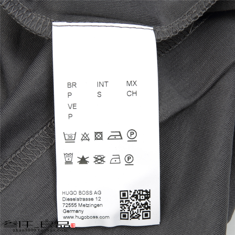 良品 Áo phông dài tay nam màu đen chính hãng của Hugo Boss 50392723 10210510 active shirt