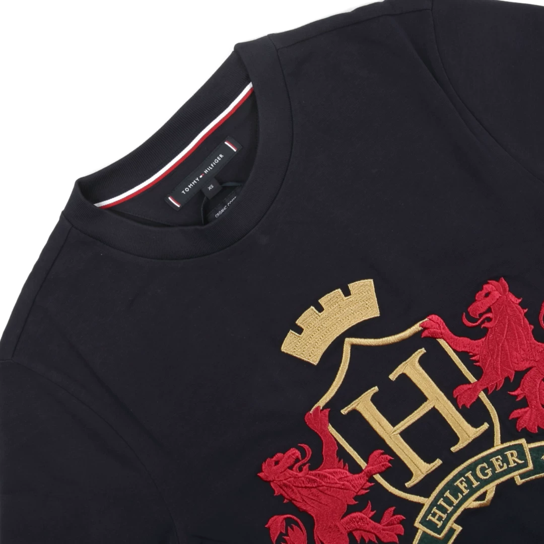 Футболка с короткими рукавами Tommy Hilfiger, с вышивкой