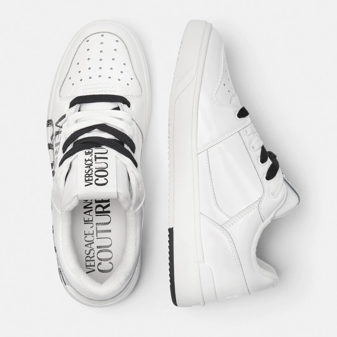 Мужские кроссовки Versace Jeans vj Versic Tide Tide Tip Tip Leisure Leisure Shoes 76YA3SJ5 ZPA57