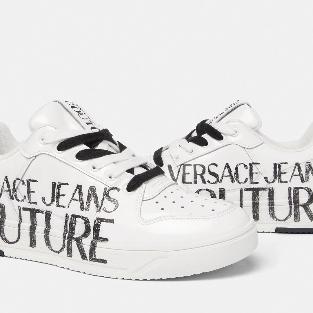 Мужские кроссовки Versace Jeans vj Versic Tide Tide Tip Tip Leisure Leisure Shoes 76YA3SJ5 ZPA57