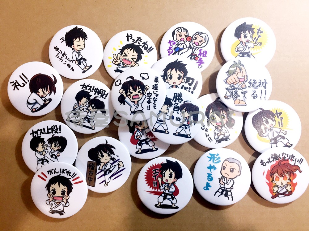 (Sommelier)Spot●Cartoon karate badge first bullet●Karate surrounding children's gift souvenir