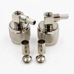 N-type elbow male connector-3 cable RG400 RG58 cable N-JW-3 all copper internal thread internal needle RF