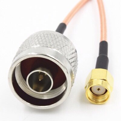 Antenna feeder extension conversion line RF connection line N public to SMA public nj RG316 all-copper silver-plated wire