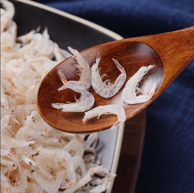 Special price Zhoushan seafood boiled soup Yougrade lightly dried raw and roasted shrimp skin 100g large shrimp rice shrimp kernel baby