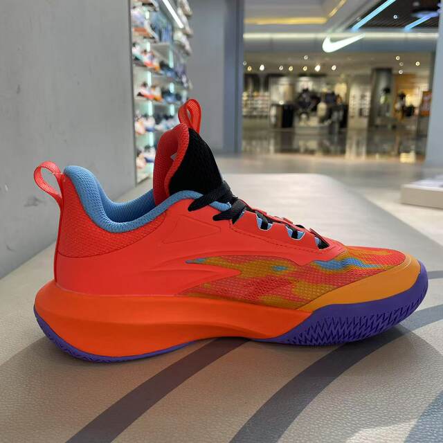 Anta Kids 2025 Boys' Spark of Fire U League Non-Slip Wear-Resistant Sports Basketball Shoes 312531112