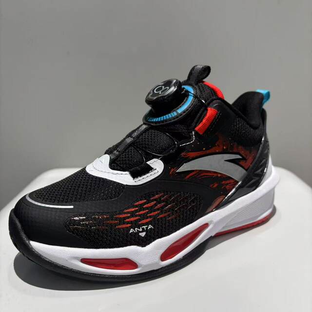 Anta Kidsren's Boys' Basketball Shoes 2025 Spring Youth 3.0 Basketball Series Knob Buckle Sneakers 312519956