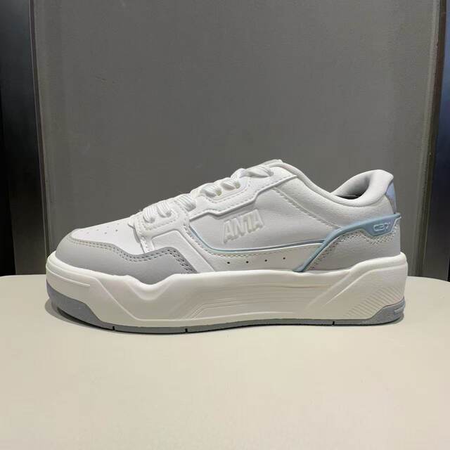 ANTA C37 sneakers丨Soft sole comfortable sneakers women's casual simple white shoes skateboard sneakers 122538022