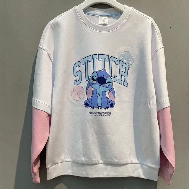 Anta/Anta Children's Clothing 2024 New Autumn Basketball Stitch Knitted Sweatshirt for Girls 362431702