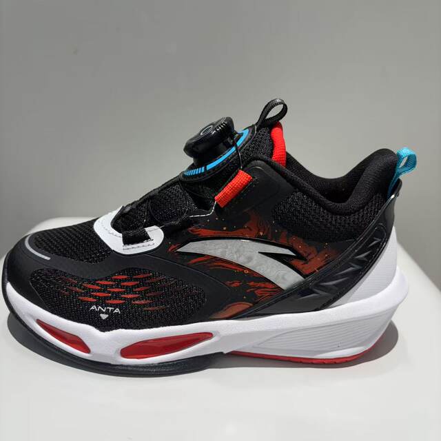 Anta Kidsren's Boys' Basketball Shoes 2025 Spring Youth 3.0 Basketball Series Knob Buckle Sneakers 312519956