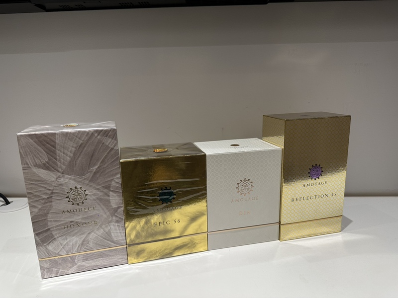 In Stock, New and Old Packaging, Amouage, Epic, Dia, Gold, Moon Song, Etc