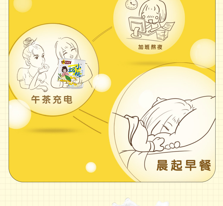 林家铺子 酸奶黄桃西米露罐头312g*10罐 0防腐剂 图3