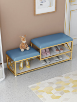 Light Extravagant Shoes Stool Home Doorway Shoes Cabinet Integrated Bedroom Bed Tailbench Strip Bench Cloakroom Children Wearing Shoes Benches