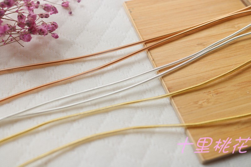 Decorative Coil 2.2mm Thick Pure Copper Color-Preserving Spring Wire Tentacle Copper Wire DIY Handmade Material Accessories