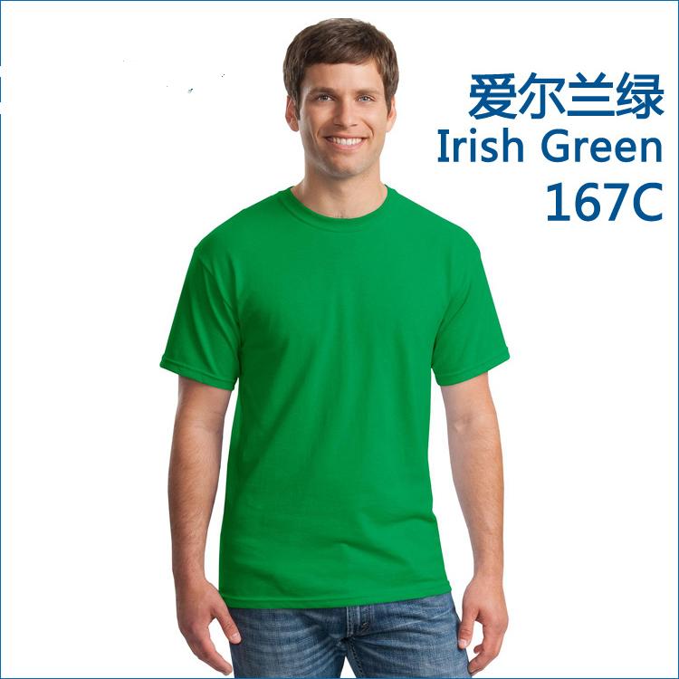 Người trung niên và người già màu rắn cổ tròn cotton cotton Áo thun nam tay ngắn cộng với phân bón XL áo cũ áo thun nam cổ tròn