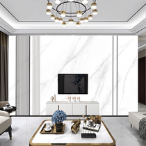 PET Carbon Crystal Large Board Customized Marble TatXX_ENCODE_CASE_CAPS_LOCK_Off-Wood Fiberboard TV Background Wall High Light Hyphenox Splicing Wall Panel