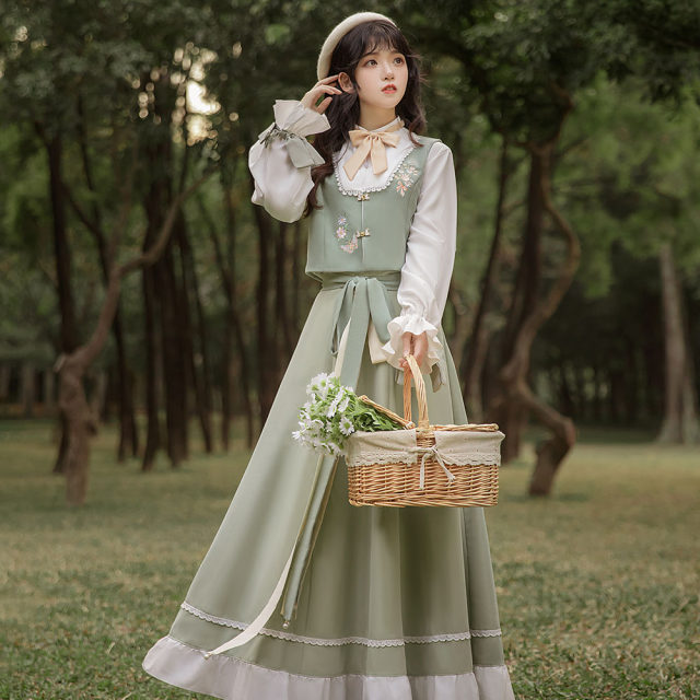 (Fantastic Butterfly) Original Hanfu women's new improved Han element suit broken skirt Chinese style daily spring and summer models