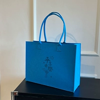 Большой, лазурный, 48×38×15см, делается под заказ, с печатью вашего логотипа