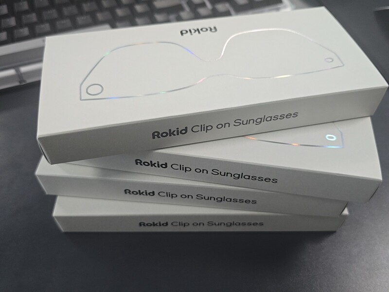 Brand New Rokid Glasses Original Sunglasses Clip, Official and Authentic, Unopened, with Packaging Box