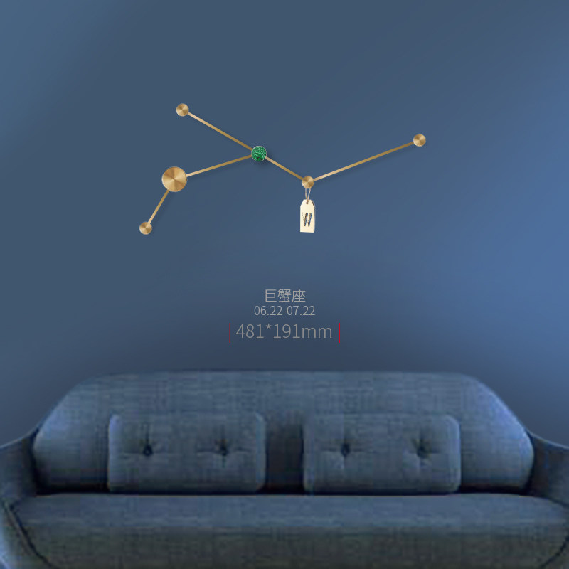 Nordic Metal Hook Creative Wall Wall-mounted Free Hanging Clothes Hook Brass Door Rear Clothing Hanger Clothes Hanger Hood Hook