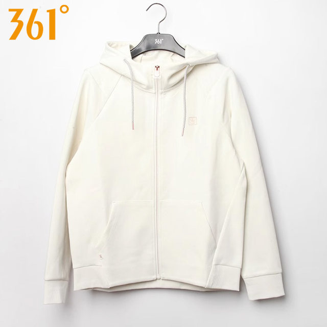 ຊຸດກິລາຜູ້ຍິງ 361 ອົງສາ sweatshirt cotton 2024 spring new style 361 hooded cardigan sweater jacket 4009A