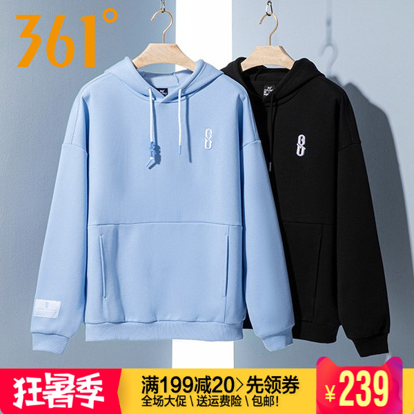 361 degrees women's clothing casual thick cotton 2022 spring new 361 Lions hat sleeve head sports blouses Long sleeves loose 9821