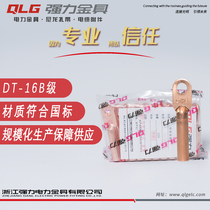 DT copper nose 16 square copper ear wire terminal electrician copper nose terminal head copper connector 20pcs