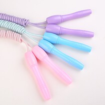 Nylon Jump Rope Children Rope Elementary Students Solo Jump Rope Kindergarten Beginner Training Competition adjustable in length