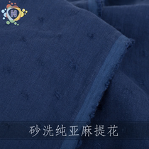 Sand Wash Linen Tigmaa Bouquet Retro Nostalgia Numb Hemp Cotton Clothing Fabrics Classic New Products 