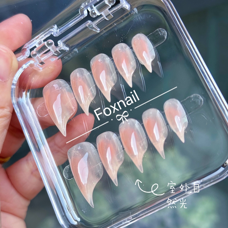 Super Short Dragon Claw Cat Paw Cute Blush Three-Dimensional Animal Claw Short Style Subculture Y2K Spicy Girl Cos Handmade Wearable Nails