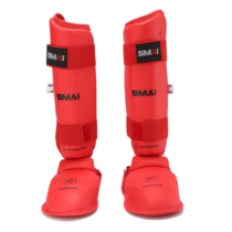  WKF certified SMAI karate foot and leg protection adult youth competition protective gear hollow association designated brand