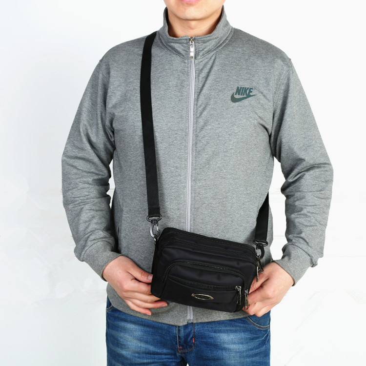Túi đeo vai nam mới Túi Messenger đa chức năng thời trang túi đôi sử dụng tiền mặt đăng ký túi thể thao ngoài trời 	túi đeo hông đựng điện thoại	