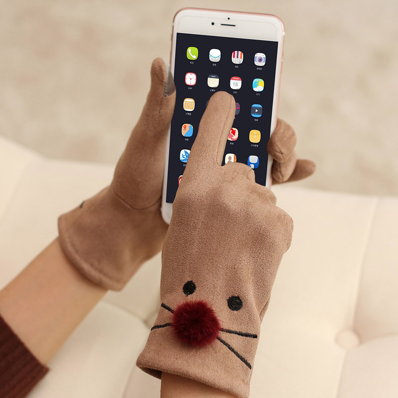 Gants pour femme CHARMING SMILE en Cachemire - Ref 3154105 Image 3