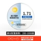 Рамка+Mingyue 1.71 Не -кферическая линза с высоким уровнем высокого уровня [Цвет рамки сообщений+степень]