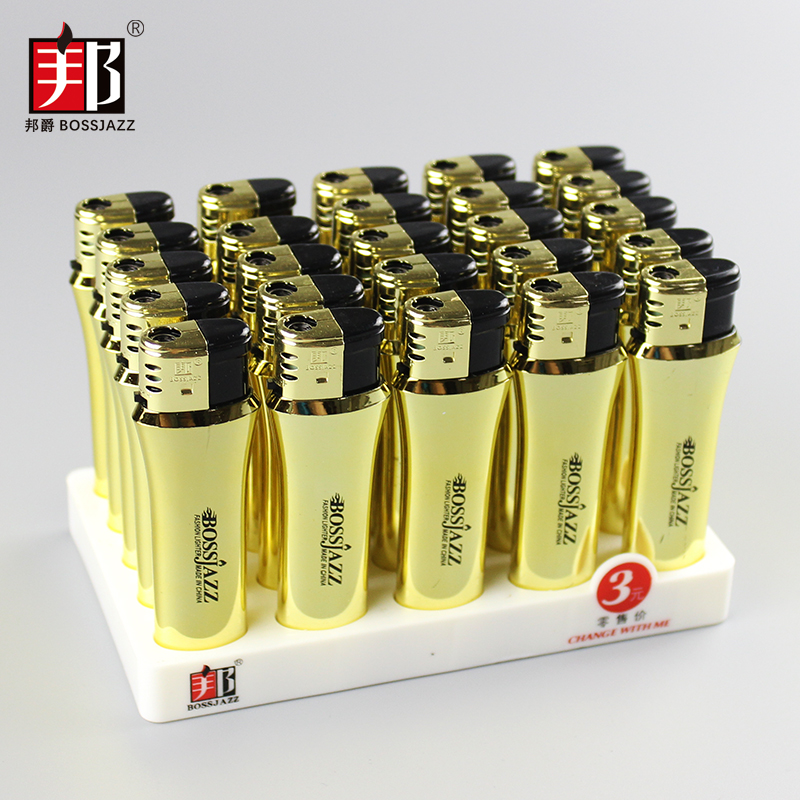 Bangjue chính hãng cá tính sáng tạo nhựa dùng một lần quảng cáo tùy chỉnh in điện tử bơm hơi nhẹ - Bật lửa thế giới bật lửa