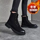 Mùa thu Martin boots nam thoáng khí phiên bản Hàn Quốc của xu hướng giới trẻ gia tăng trong những đôi bốt quân đội cổ cao phong cách cổ điển giản dị của Anh - Giay cao