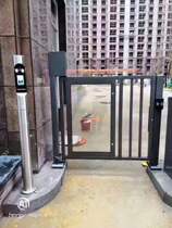 Advertising door stainless steel credit card column Advertising door gate machine column advertising door community face credit card