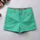 Mùa hè mới trắng size lớn quần short nữ phiên bản Hàn Quốc của quần lọt khe nữ quần lọt khe hoang dã 2018 quần cotton nóng bỏng