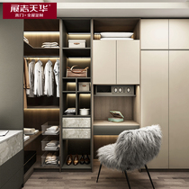 Zhanzhi Tianhua half sugar whole house custom furniture whole wardrobe home bedroom big cloakroom cabinet combination