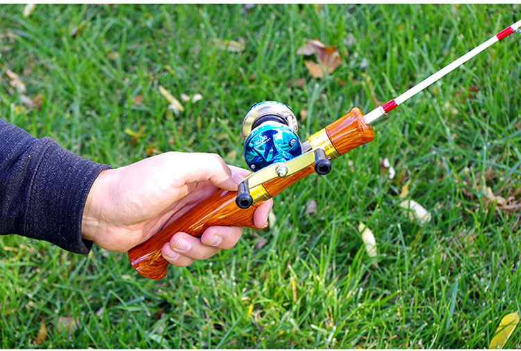 Ice удочкой 冰钓专用竿套装冬钓小鱼竿全套装备冬季新款迷你公鱼短节鱼杆竿稍