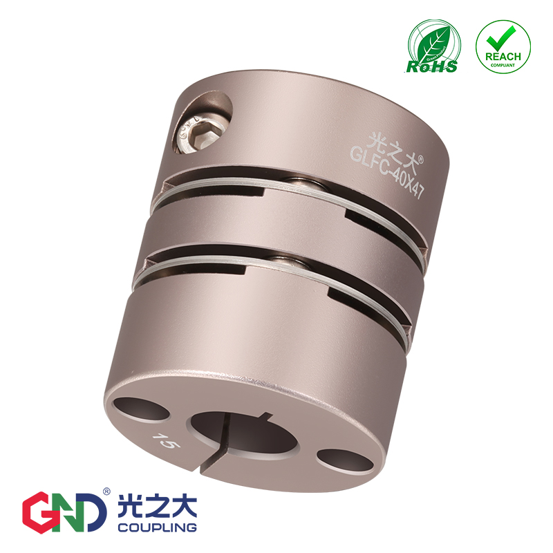 GLFC double diaphragm coupling Stepper servo motor Screw High torque transmission Elastic coupling Aluminum alloy