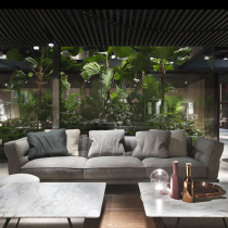 Flexform adda with the same Italian minimalist modern minimalist living room sofa combination corner of Princess Villa