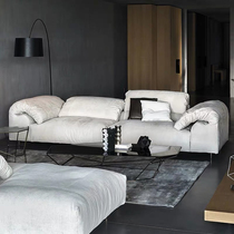 Arketipo Retro-dermal Feather Sofa Italian Frosted Peel Modern Nordic Industrial Wind Loft